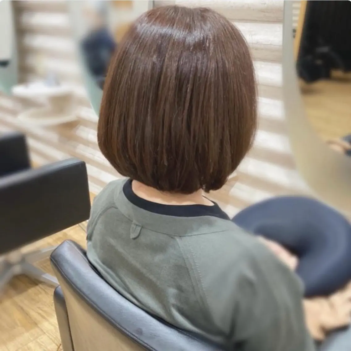 ミディアム カラー 髪質改善 カット トリートメント KON|ごまかさない 艶。酸熱×精密カットのヘアスタイル