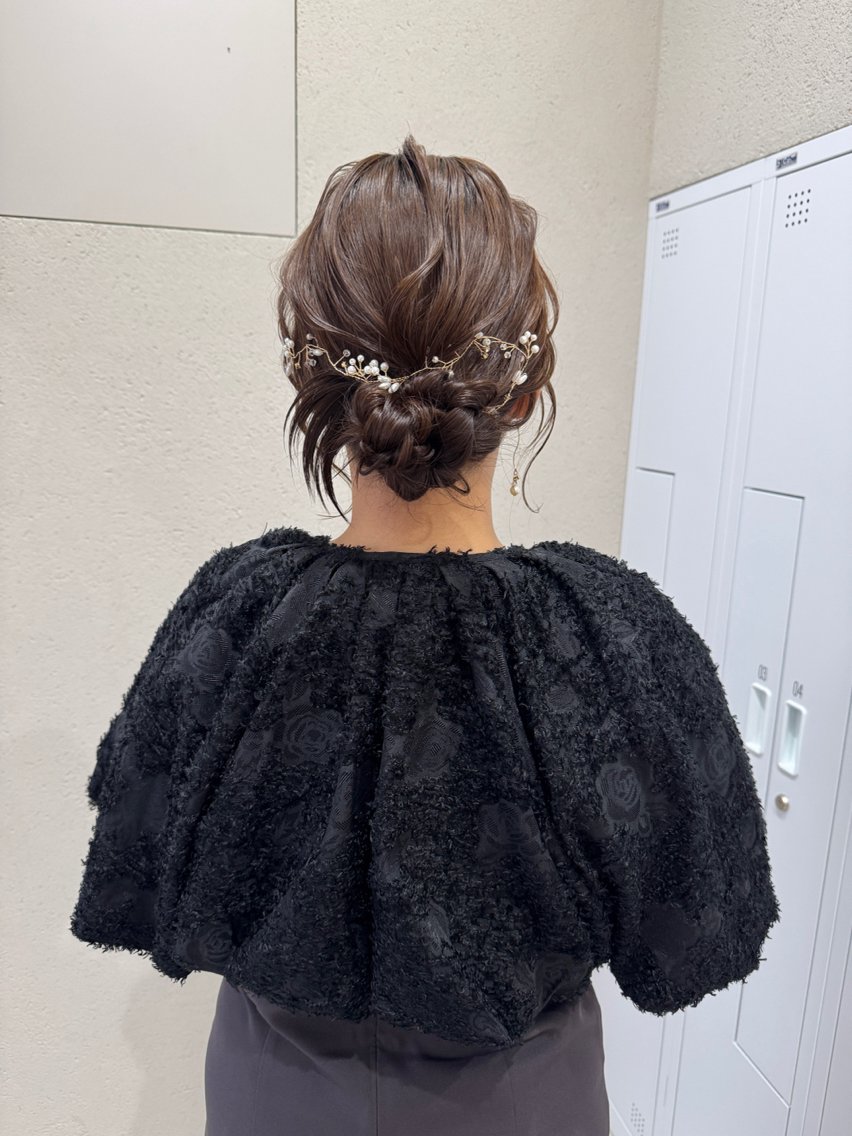ミディアム ヘアセット 三輪 恭平のヘアスタイル