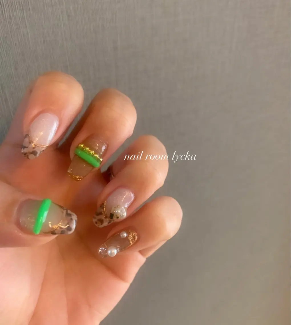 ネイル ネイルルームリッカ 𝐦𝐚𝐲𝐮のネイルデザイン