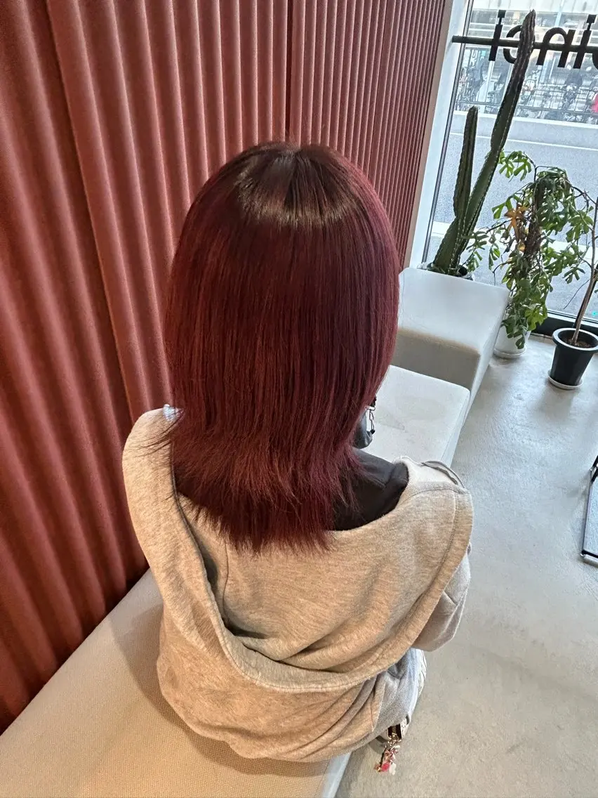 ミディアム カラー ヘアカラー 🖤alb. / マイ🩶のヘアスタイル