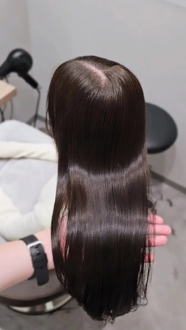 ロング カラー ベージュカラー グレージュ ラベンダーカラー カット ヘアカラー トリートメント 【垢抜けカラー/ 縮毛矯正】Taikiのヘアスタイル