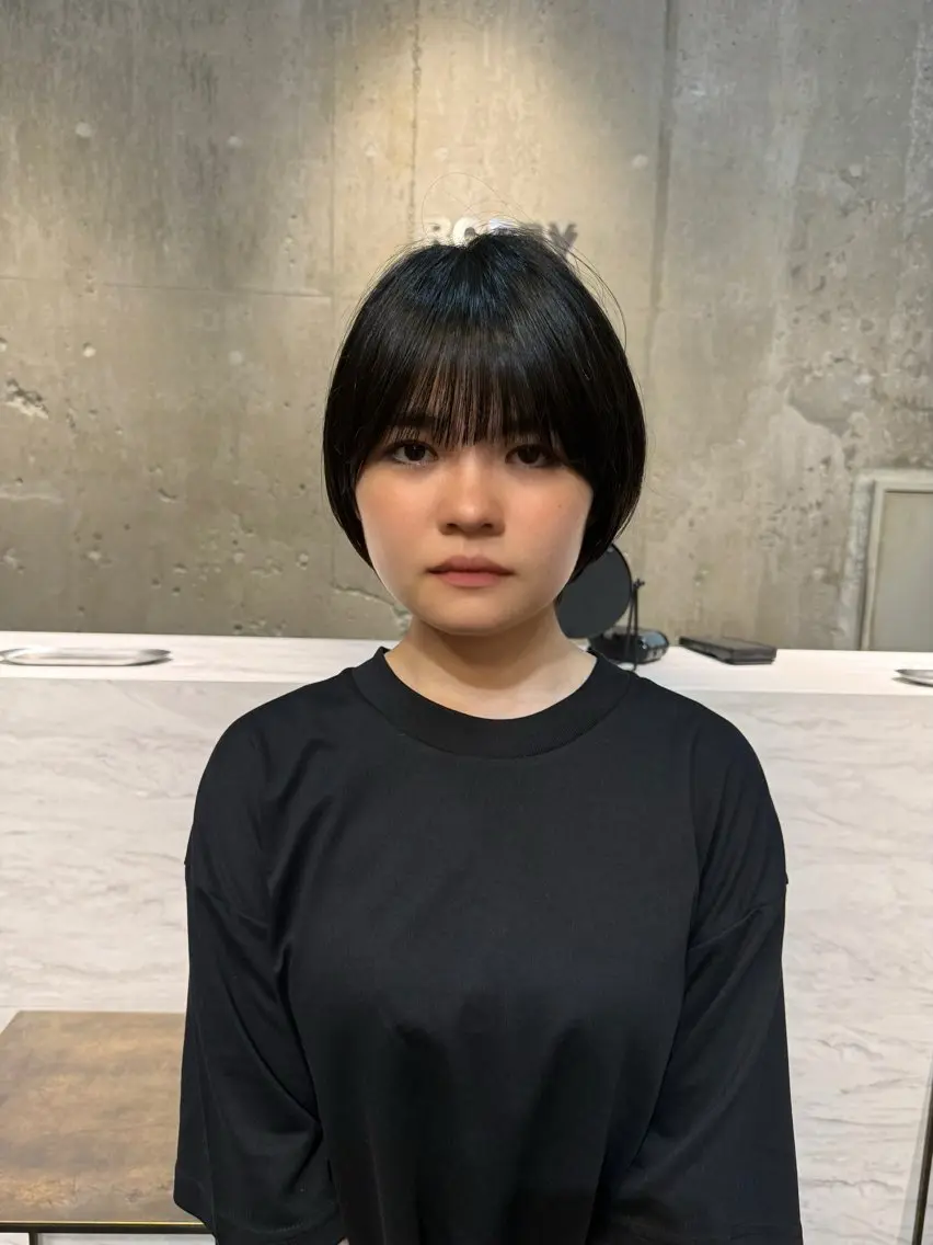 ショート 丸みショート ショートヘア 松井美樹/似合わせ ガーリー・韓国のヘアスタイル