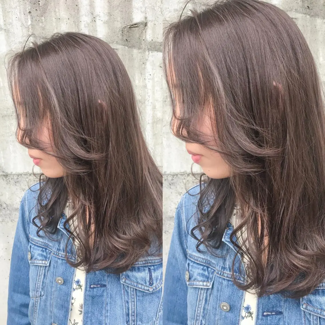 ロング SOU/エクステ /ダブルカラーのヘアスタイル