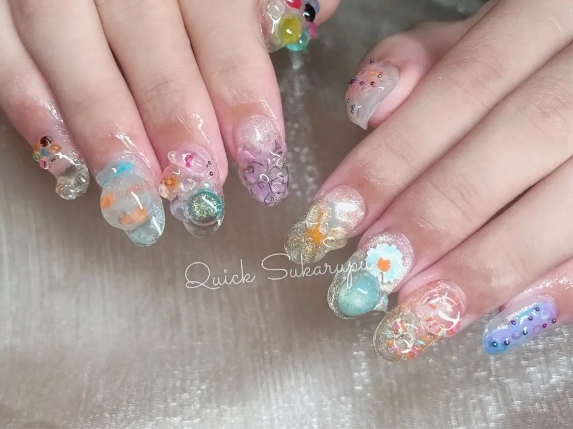ネイル ハンドネイル Quick Sukarupuのネイルデザイン