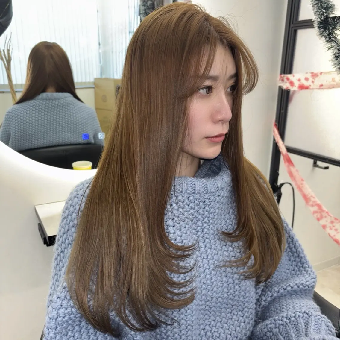 ロング カラー ヘアカラー Ren. 🦋デザインカラーのヘアスタイル