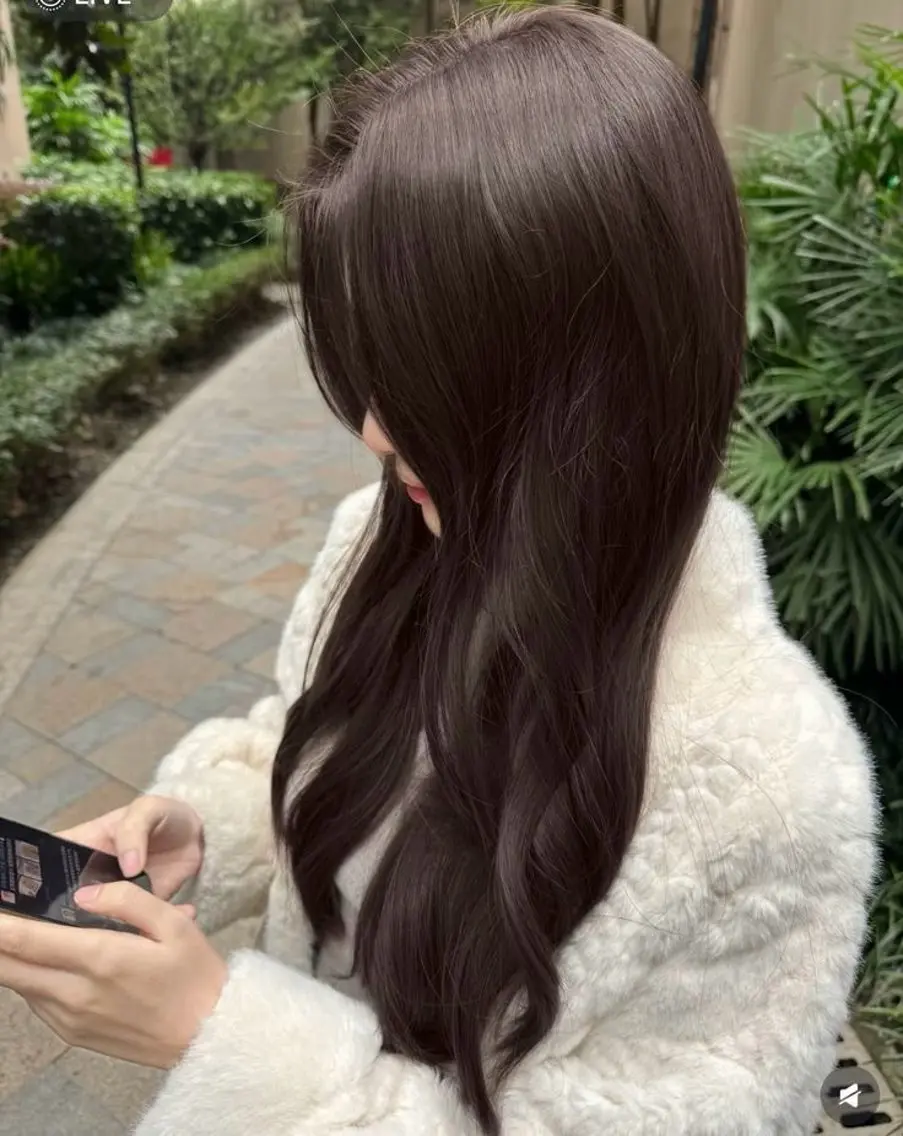 ロング カラー ヘアアレンジ 艶髪グレージュ🩶 maharuのヘアスタイル