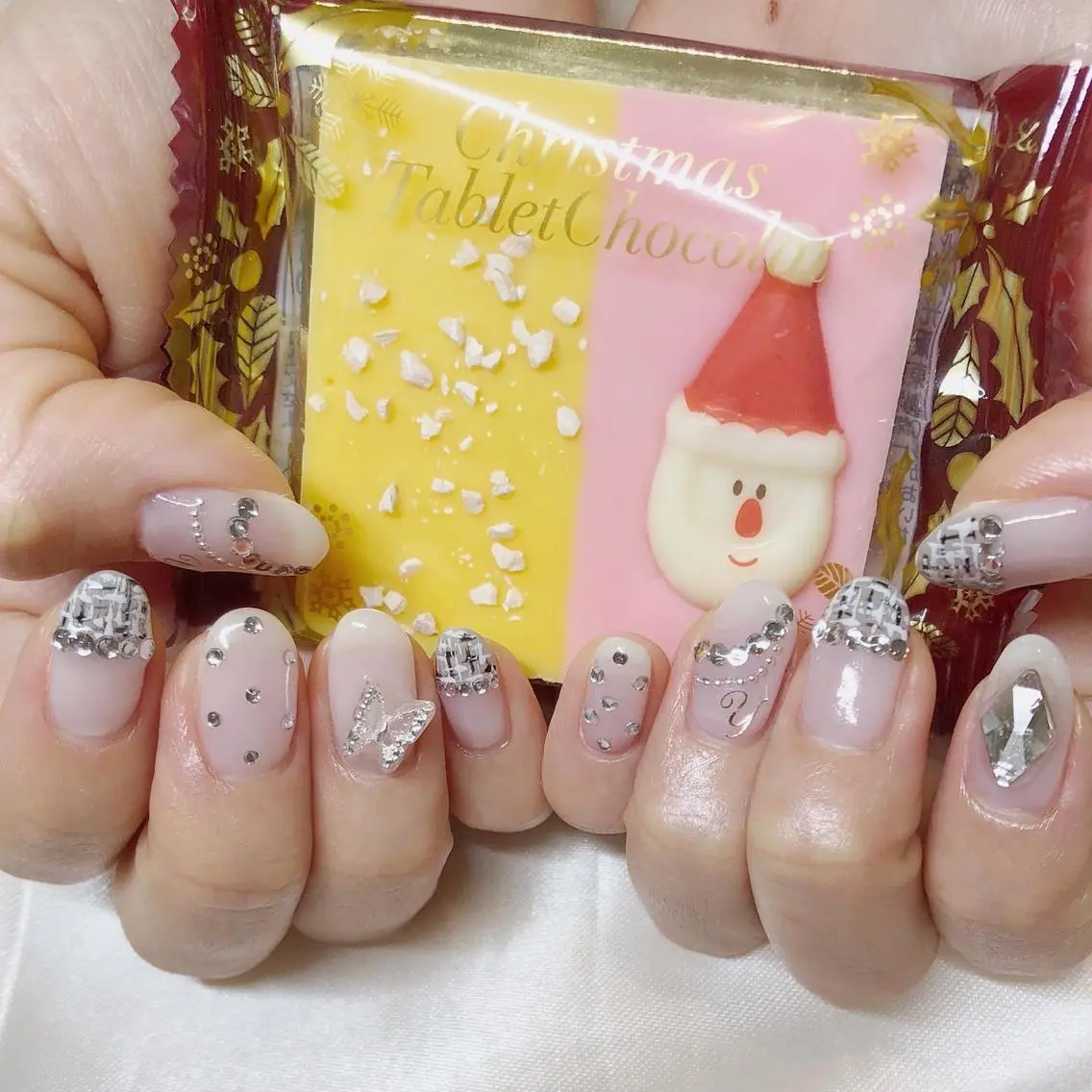 ネイル ハンドネイル 【岐阜💅🏻】 オトナ可愛い🤍🪄のネイルデザイン
