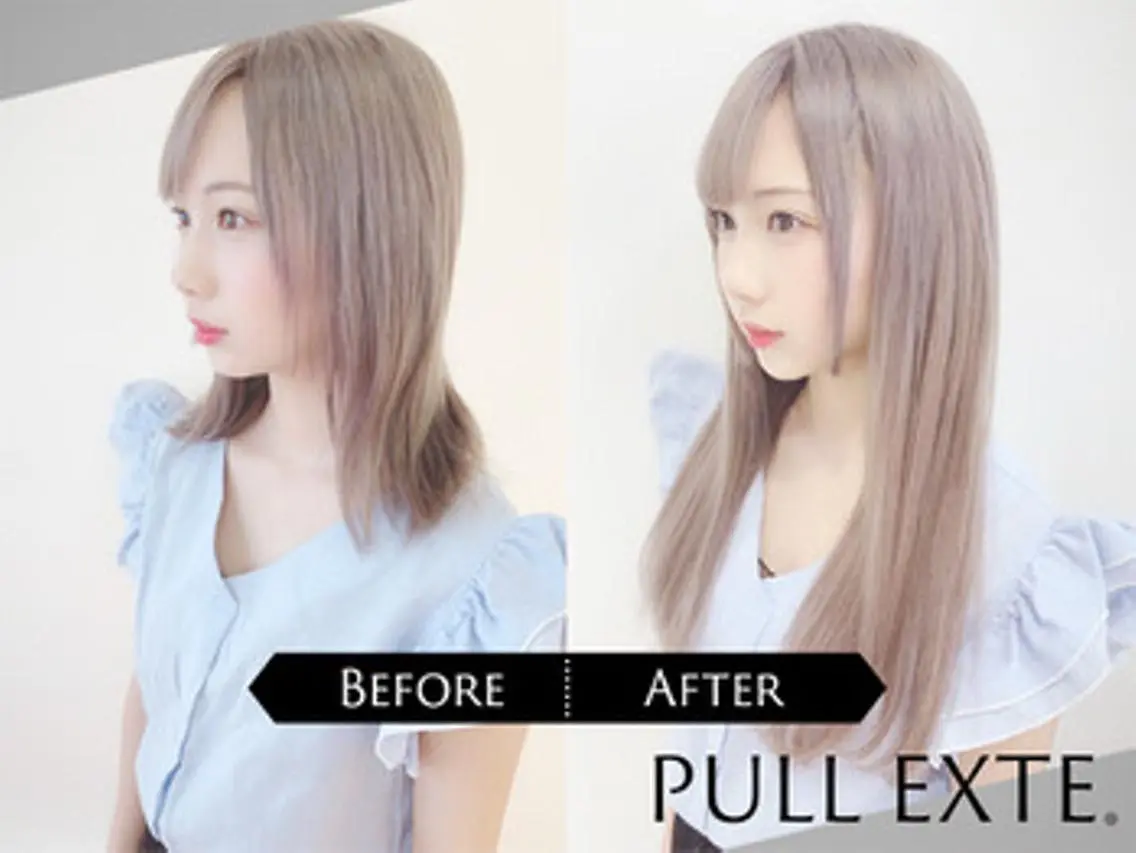 【プルエクステ】世界最高級人毛ダイヤモンド52cm60本¥24000(持ちが2ヶ月半〜3か月)の写真