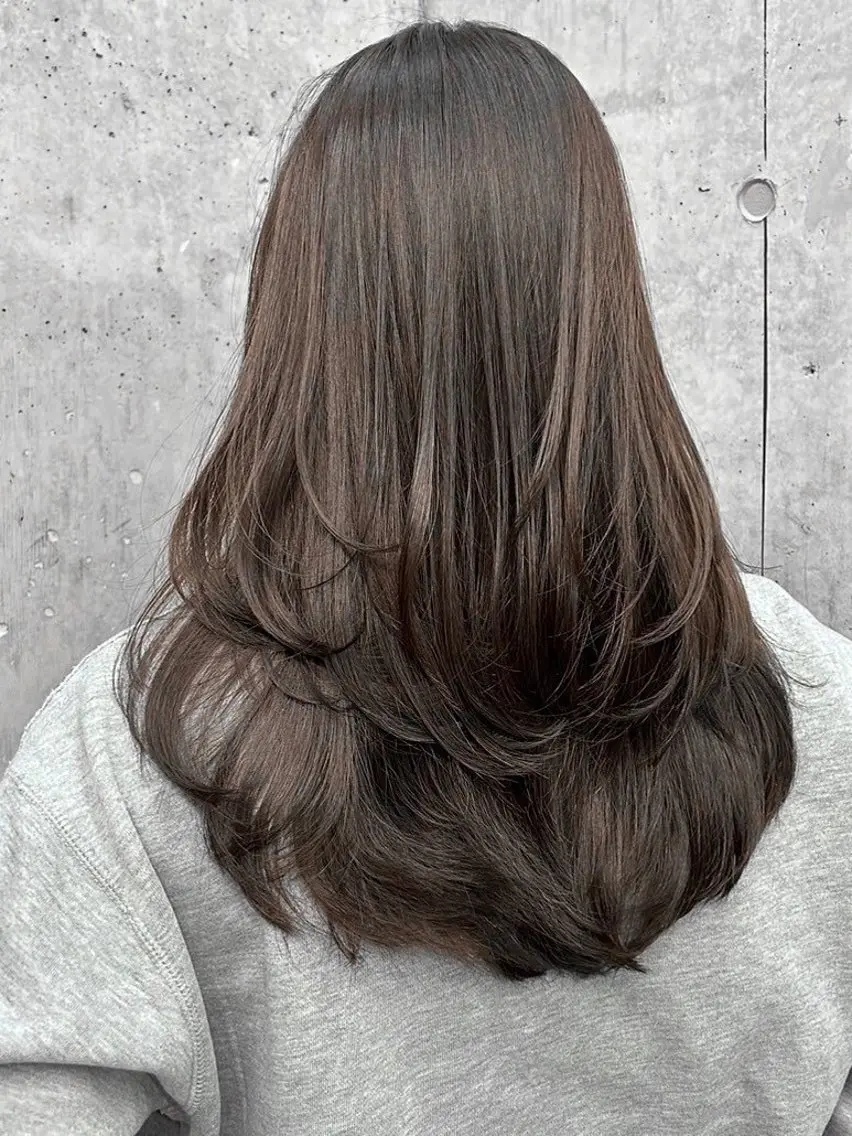 ロング カラー ヘアアレンジ 縮毛矯正 縮毛矯正・カラー特化 指名No.1shunのヘアスタイル