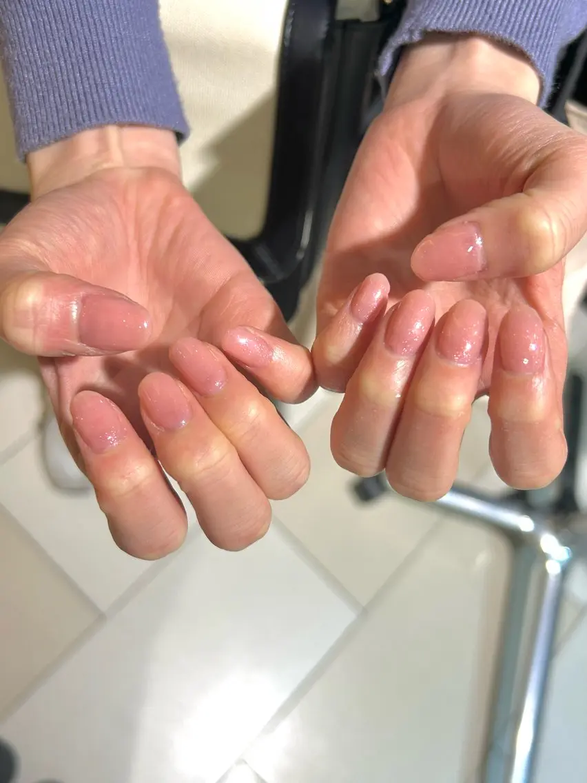 ネイル ハンドネイル Mana 🫧 パラジェル⌇自由が丘のネイルデザイン
