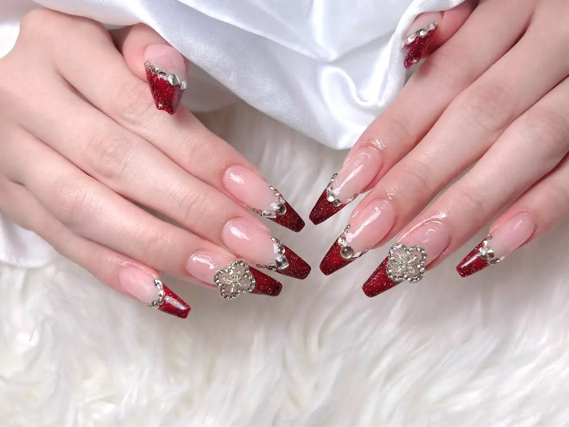 ネイル 韓国ネイル 水色 マグネットネイル ニュアンスネイル オフィスネイル ハンドネイル Hana Rose Nailのネイルデザイン