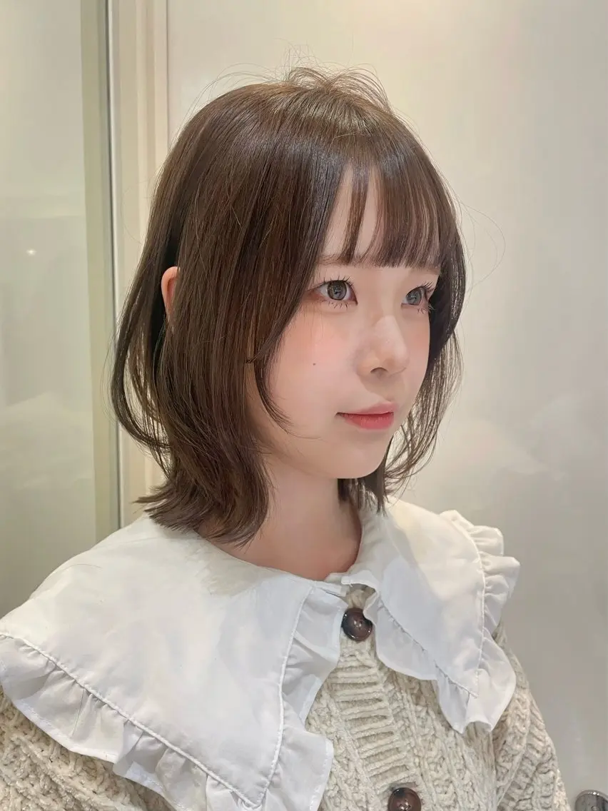 カラー 田中 瑞希のヘアスタイル