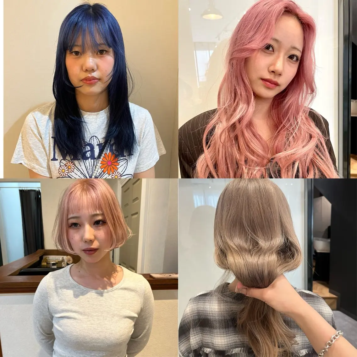 ロング カラー ハイトーンカラー カット ヘアカラー トリートメント NANA/ハイトーン メンズパーマのヘアスタイル