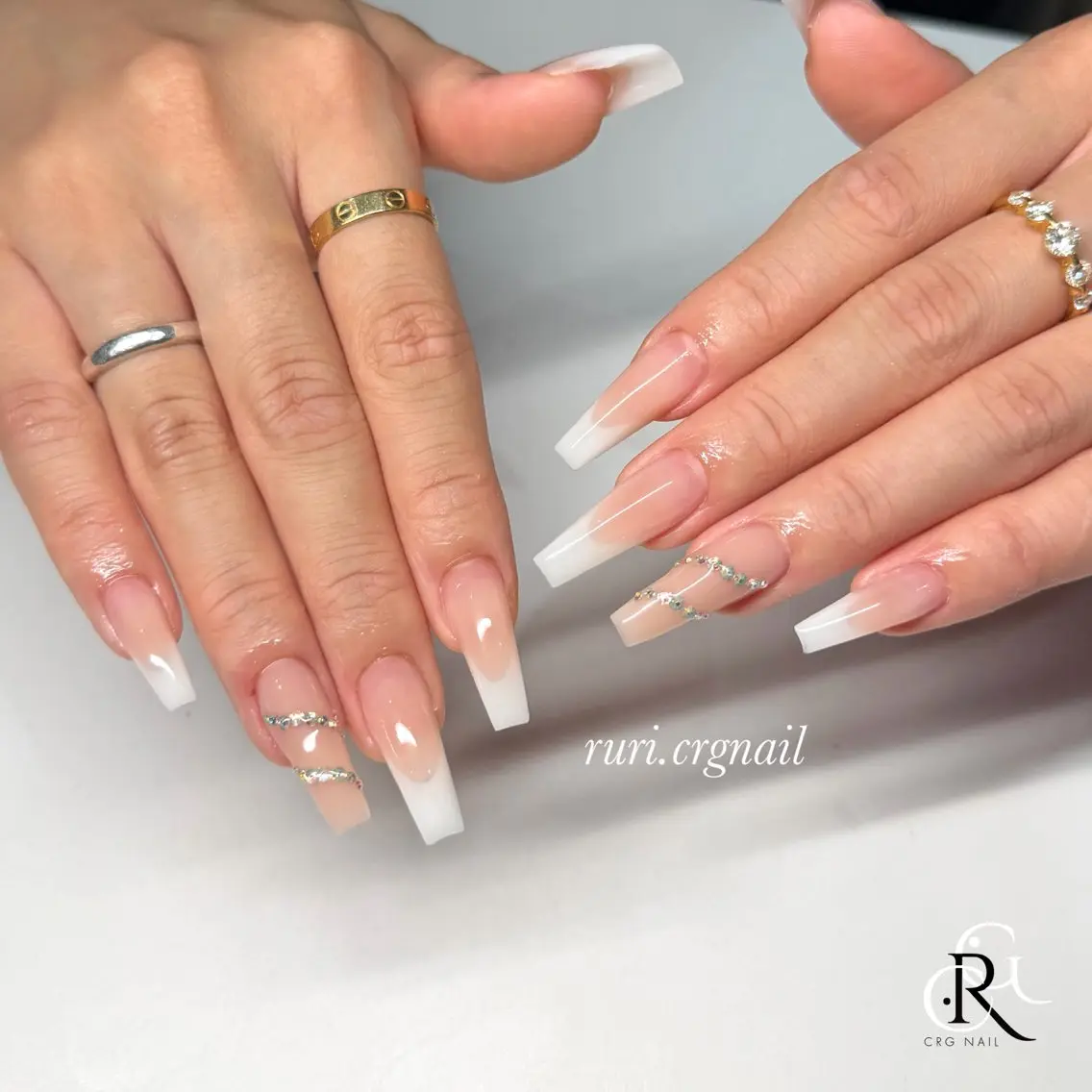 ネイル フレンチネイル ハンドネイル RURI トレンド スカルプ/美フォルムのネイルデザイン