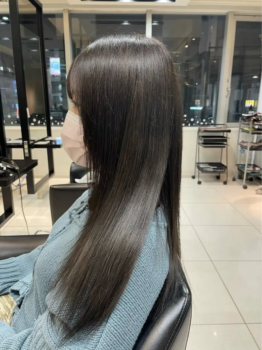 カラー 透明感カラー 学生 《カラーモデル》 募集❁⃘ほのか❁⃘のヘアスタイル