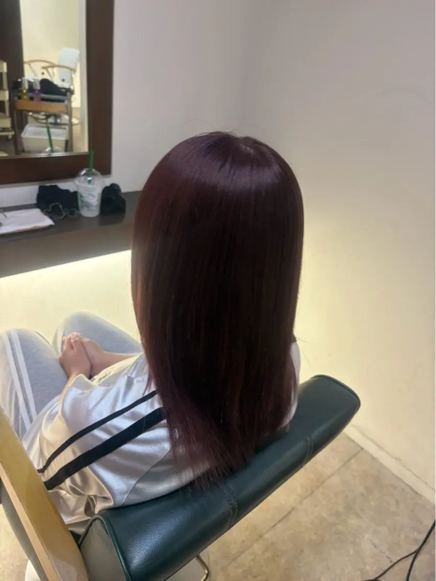 セミロング カラー ヘアカラー 🐣なな カットモデル募集中のヘアスタイル