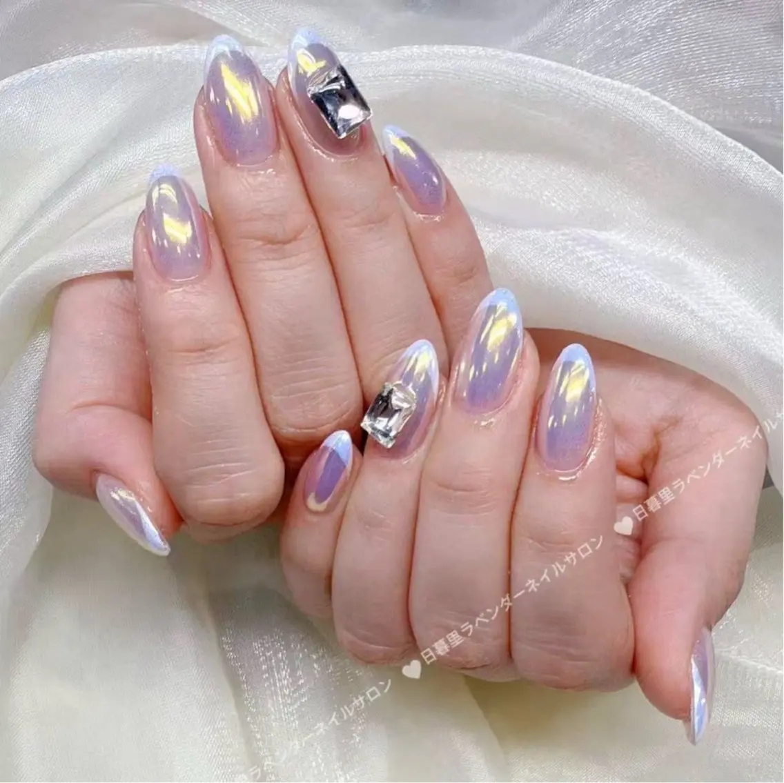 ネイル ラベンダー💖日暮里 ルル💖ネイルのネイルデザイン