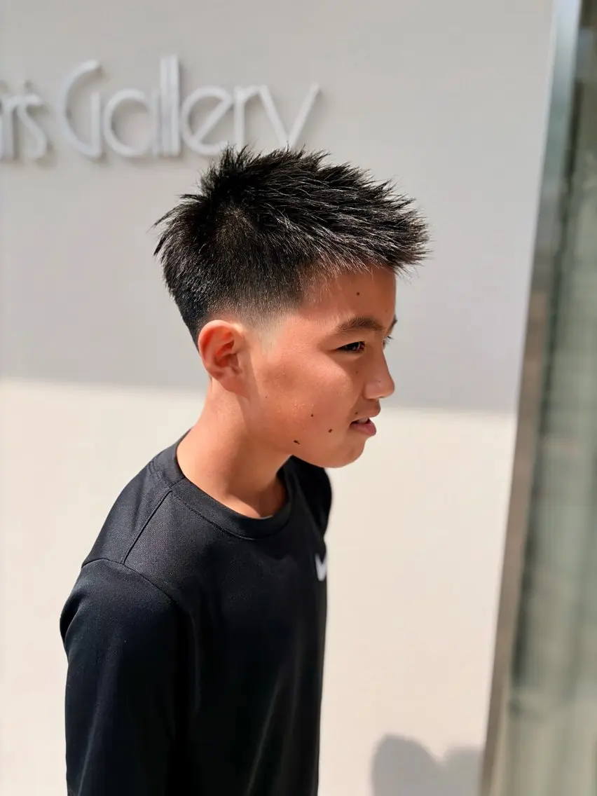 ショート メンズ 学生（メンズ向け） 学生 カット 松田 アカリのヘアスタイル