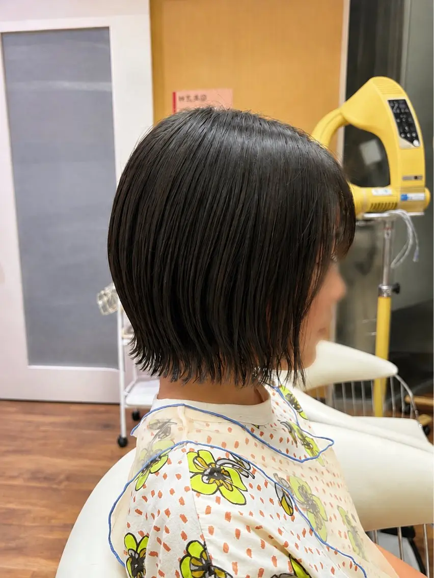 ミディアム ボブ やまもと かこのヘアスタイル