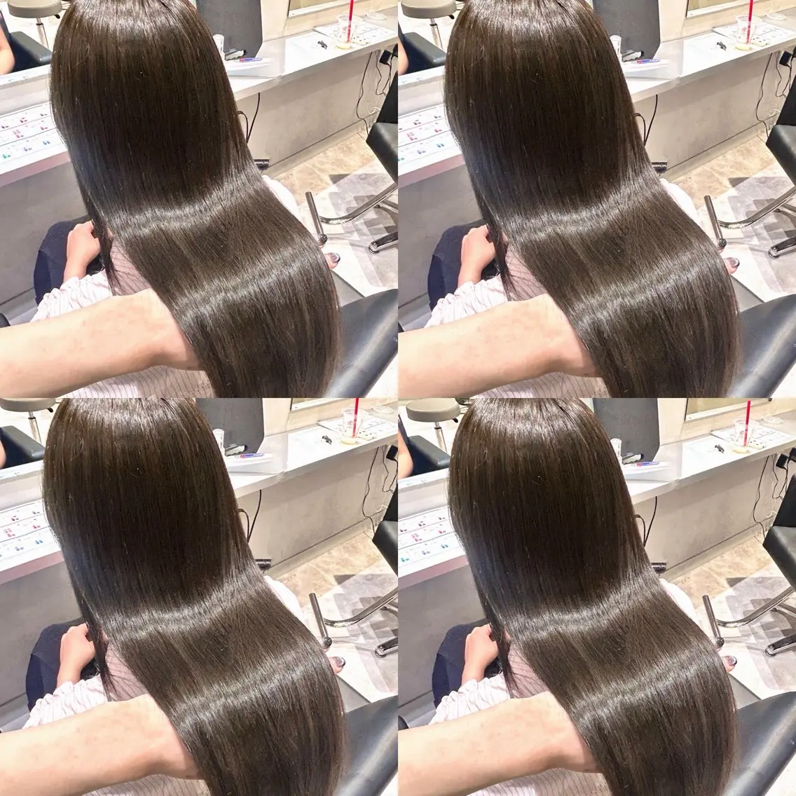 ロング カラー ヘアカラー トリートメント 艶髪×透明感カラー 海夏のヘアスタイル