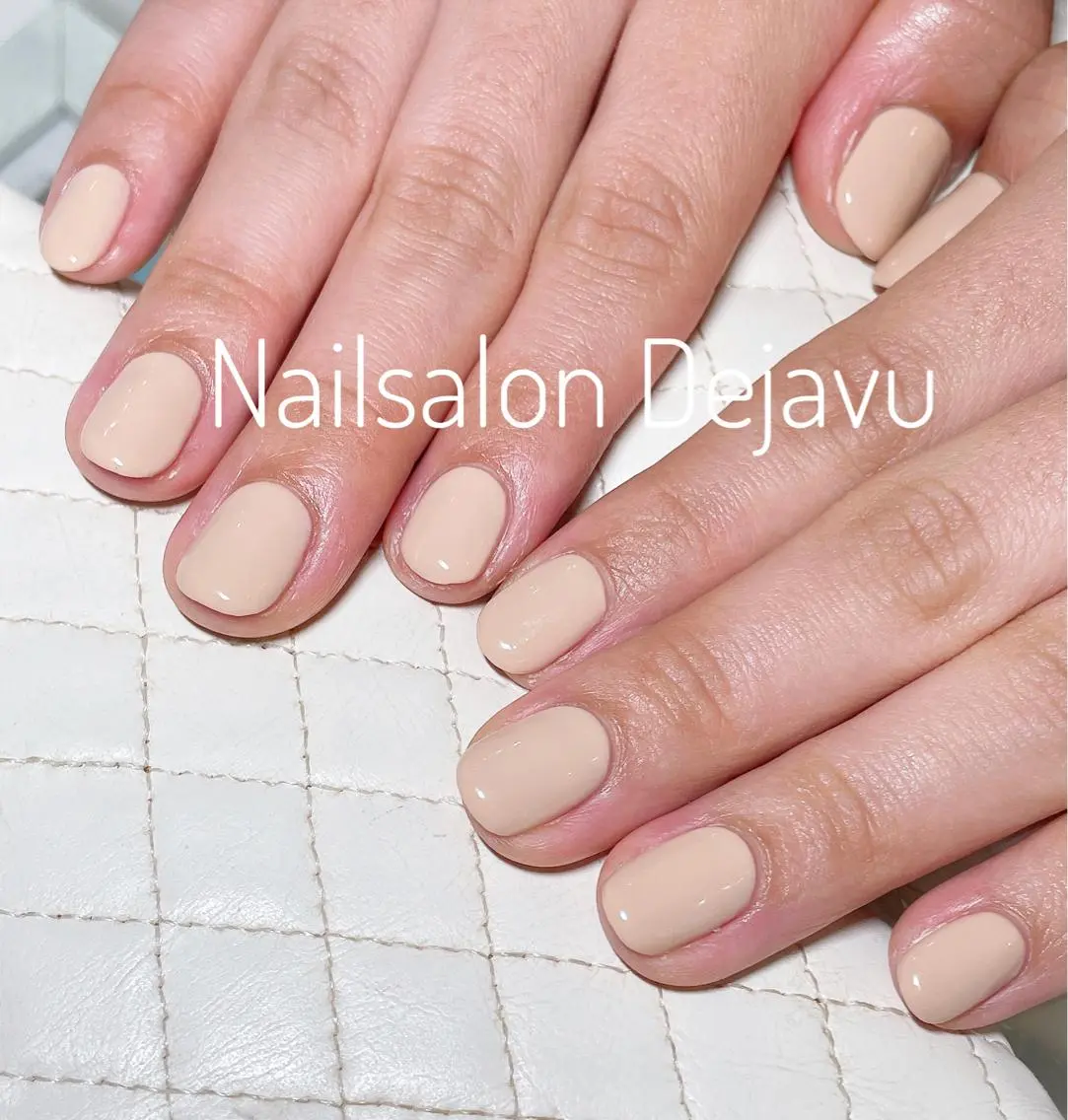 ネイル アートネイル ジェルネイル ワンカラーネイル ハンドネイル Nail salon Dejavu 🌿のネイルデザイン