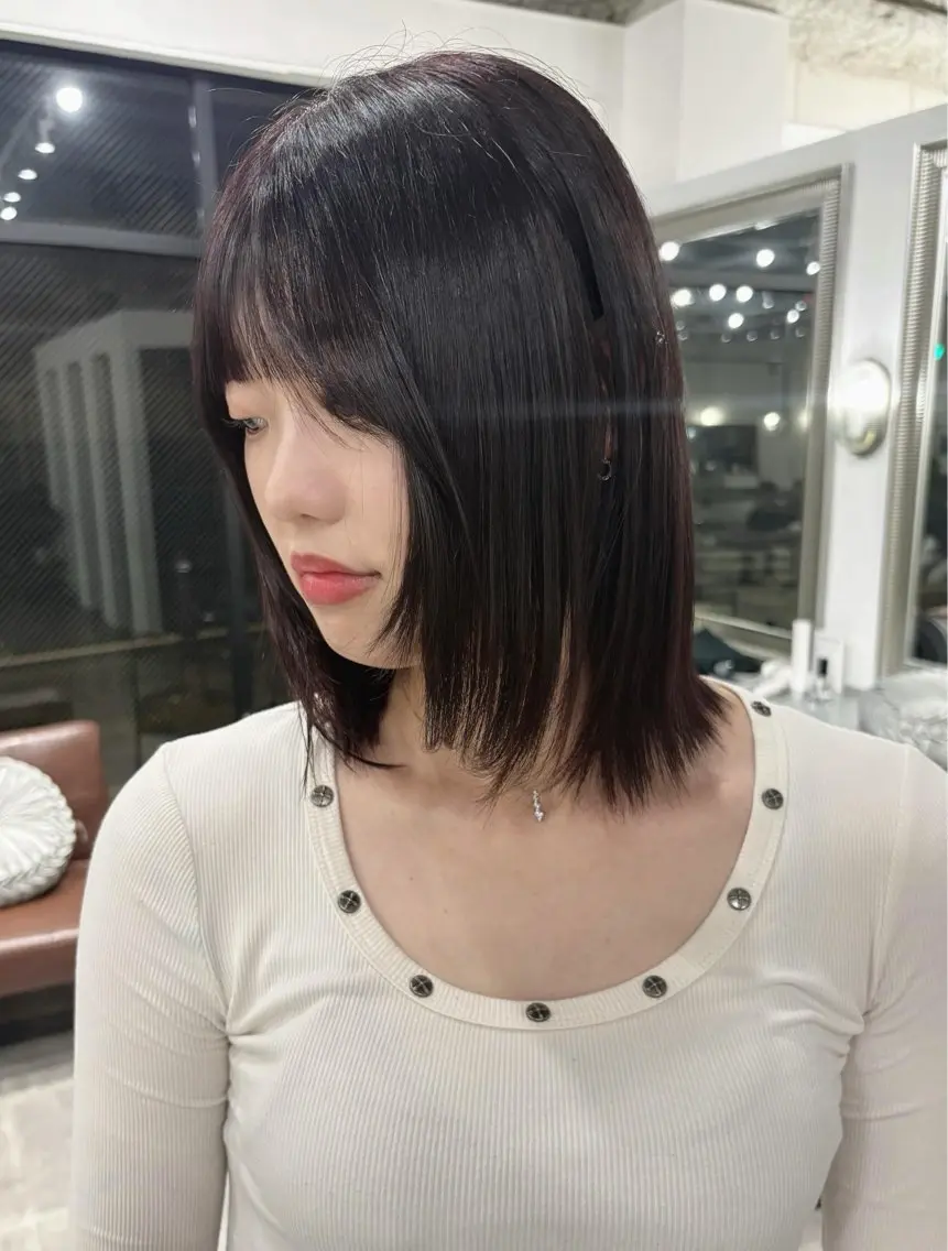ショート ヘアカラー 森田 あかりのヘアスタイル