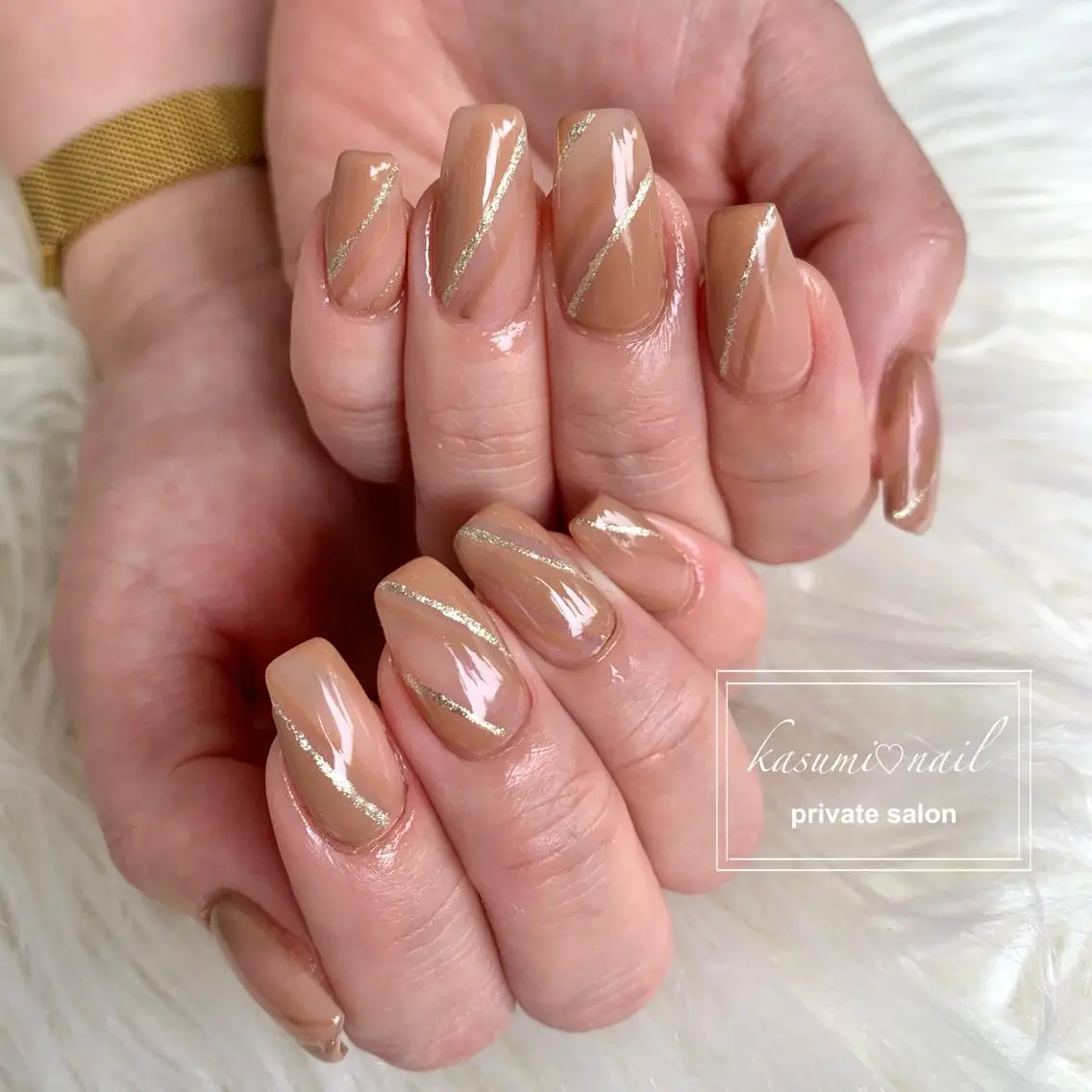 ネイル アートネイル フットネイル フレンチネイル ロングネイル マグネットネイル KASUMI♡ Nailのネイルデザイン