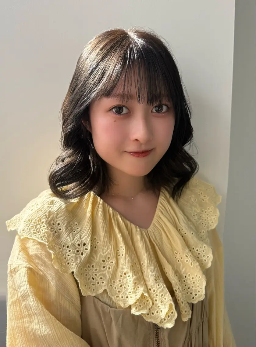 ミディアム ヘアカラー Nico セナのヘアスタイル