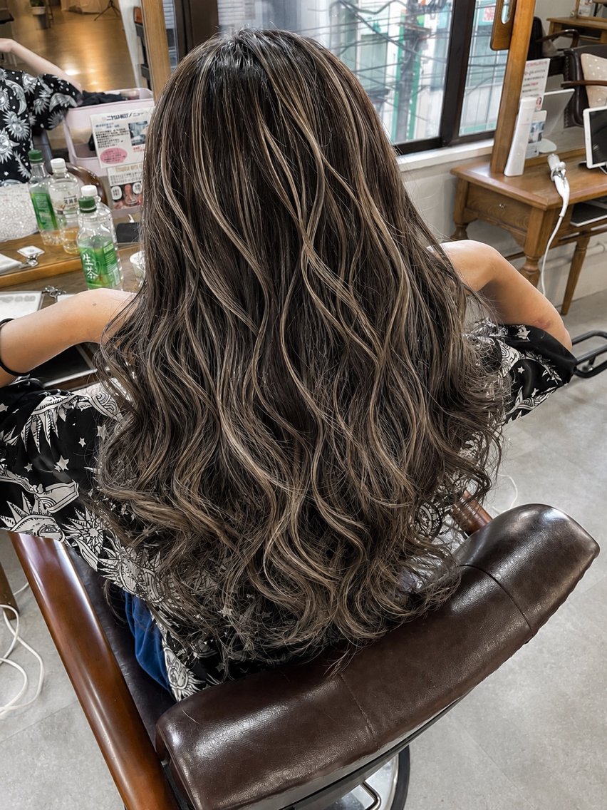 ロング 艶髪🫧透明感 💎岡庭春菜🎀のヘアスタイル