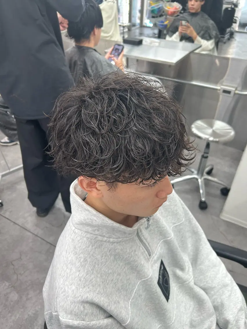 パーマ メンズ カット パーマ パーマ支持率No.1 ❤️🔥安成弾のヘアスタイル