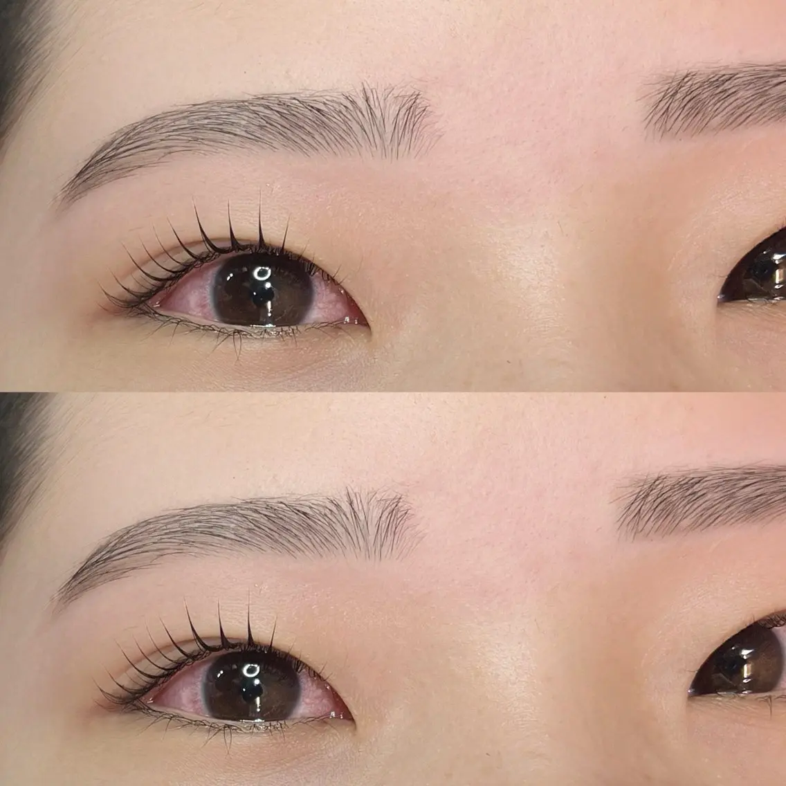 マツエク・マツパ 束感まつ毛 パリジェンヌラッシュリフト まつげパーマ 一重×まつ毛パーマ ♡fein. beauty♡のマツエク・マツパデザイン