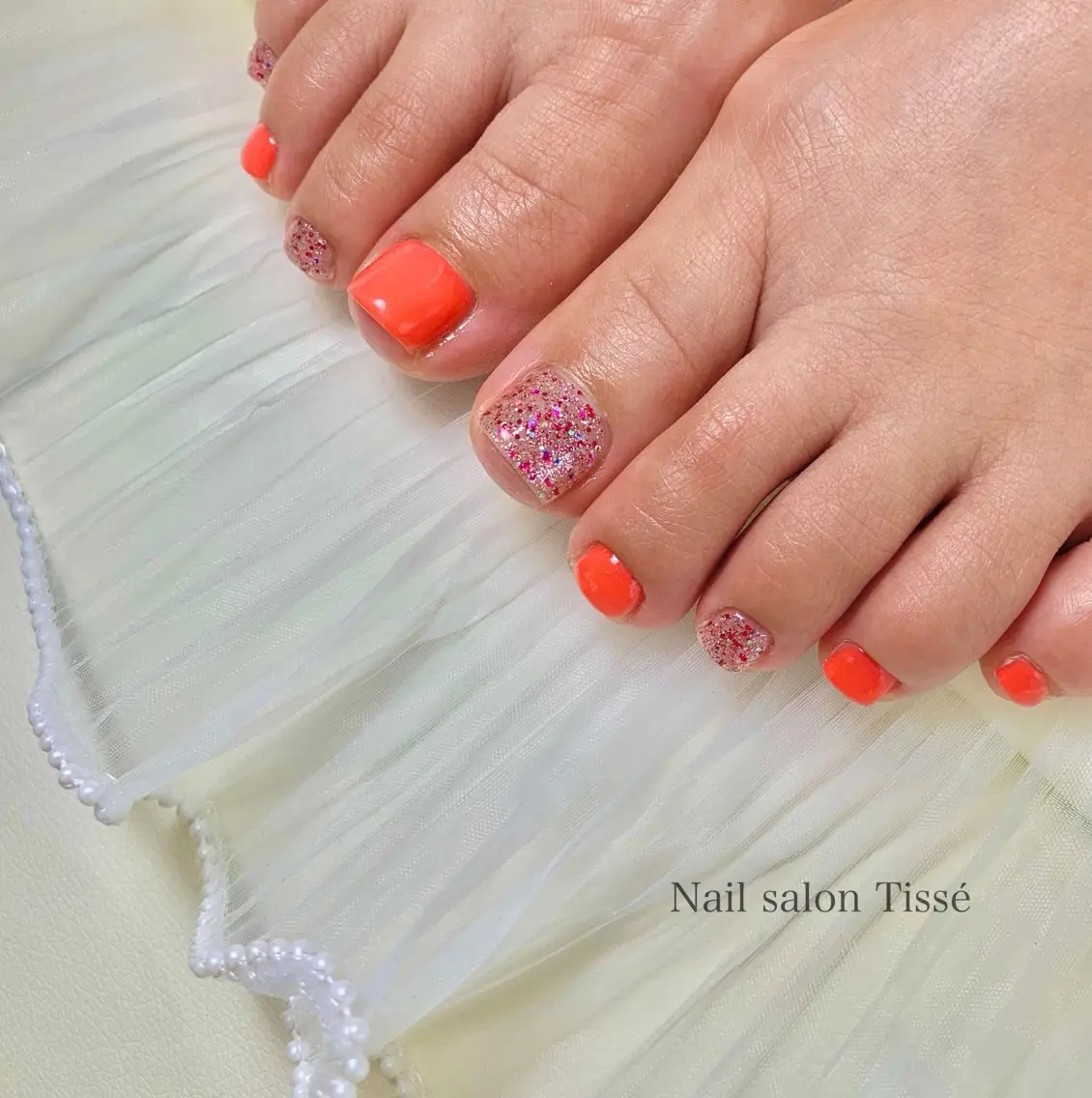 ネイル フットネイル ジェルネイル Nail salon Tisseのネイルデザイン