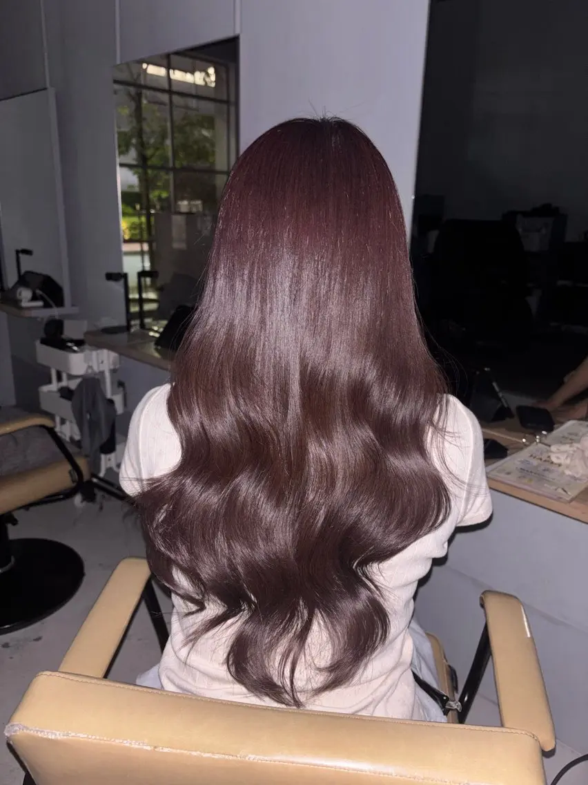 ロング カラー ヘアアレンジ FILMS田町/ 柚花のヘアスタイル