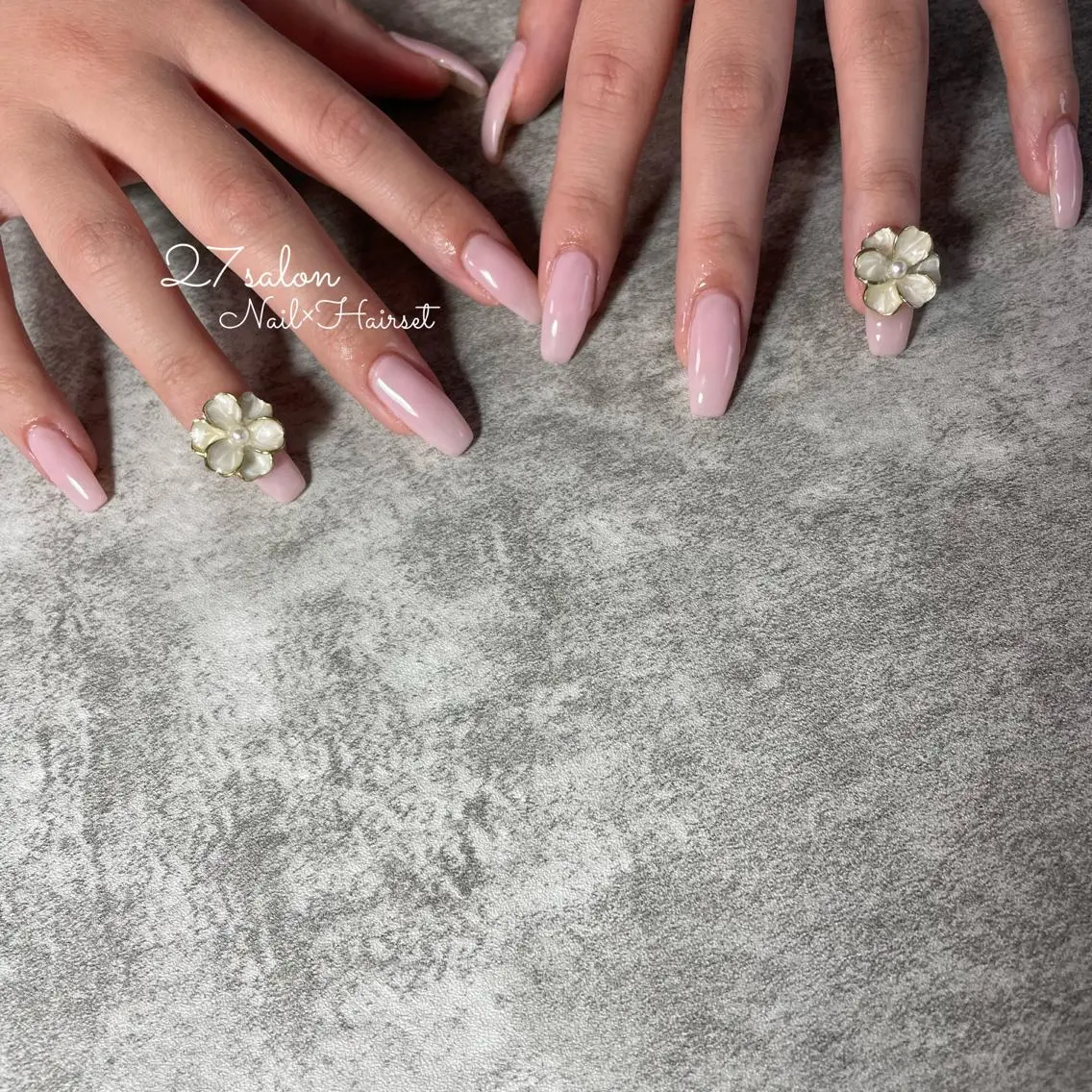 ネイル ピンク 27salon yuinaのネイルデザイン