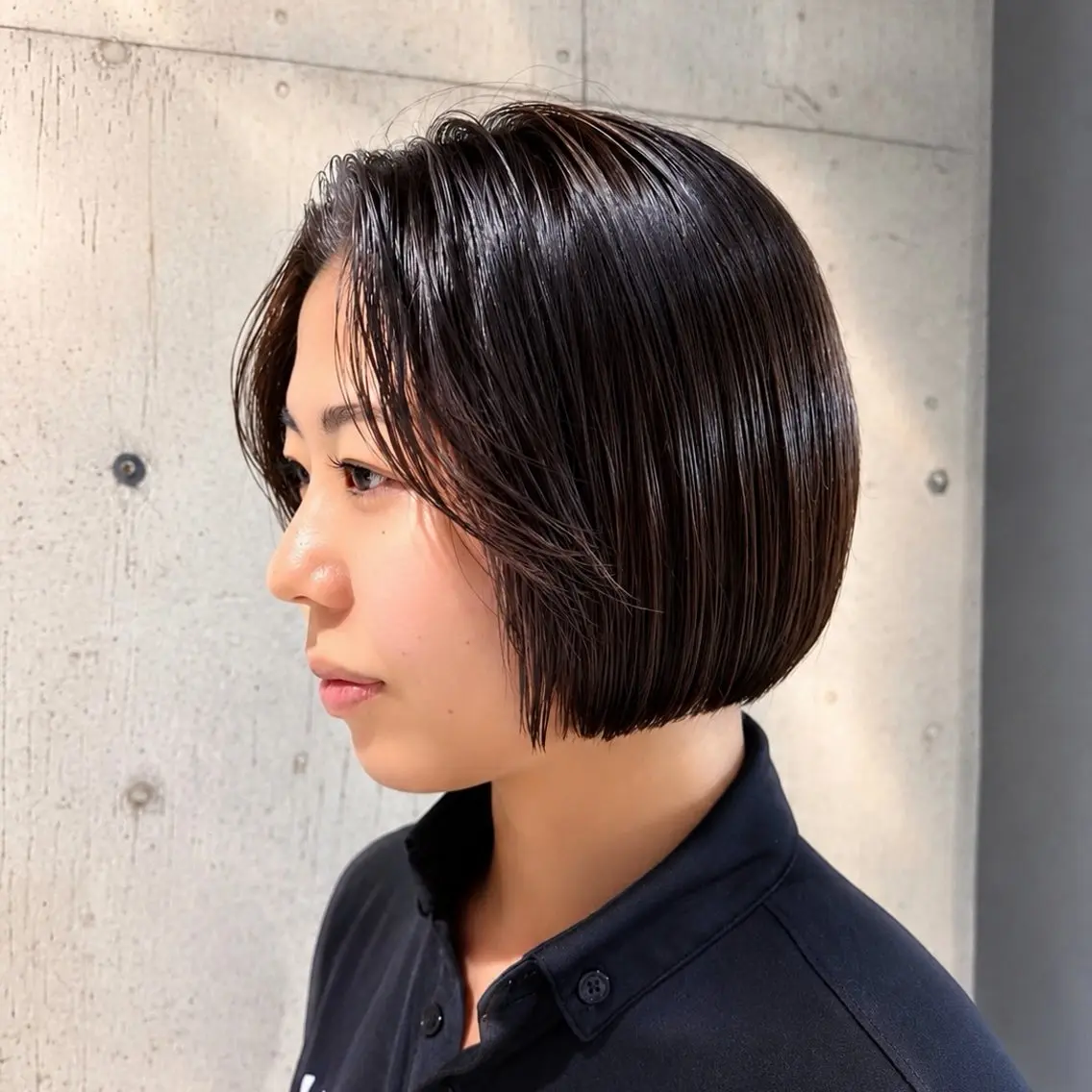 ミディアム カラー ヘアアレンジ カット ヘアカラー トリートメント 垢抜けボブ×透明 感カラーリクト💥のヘアスタイル