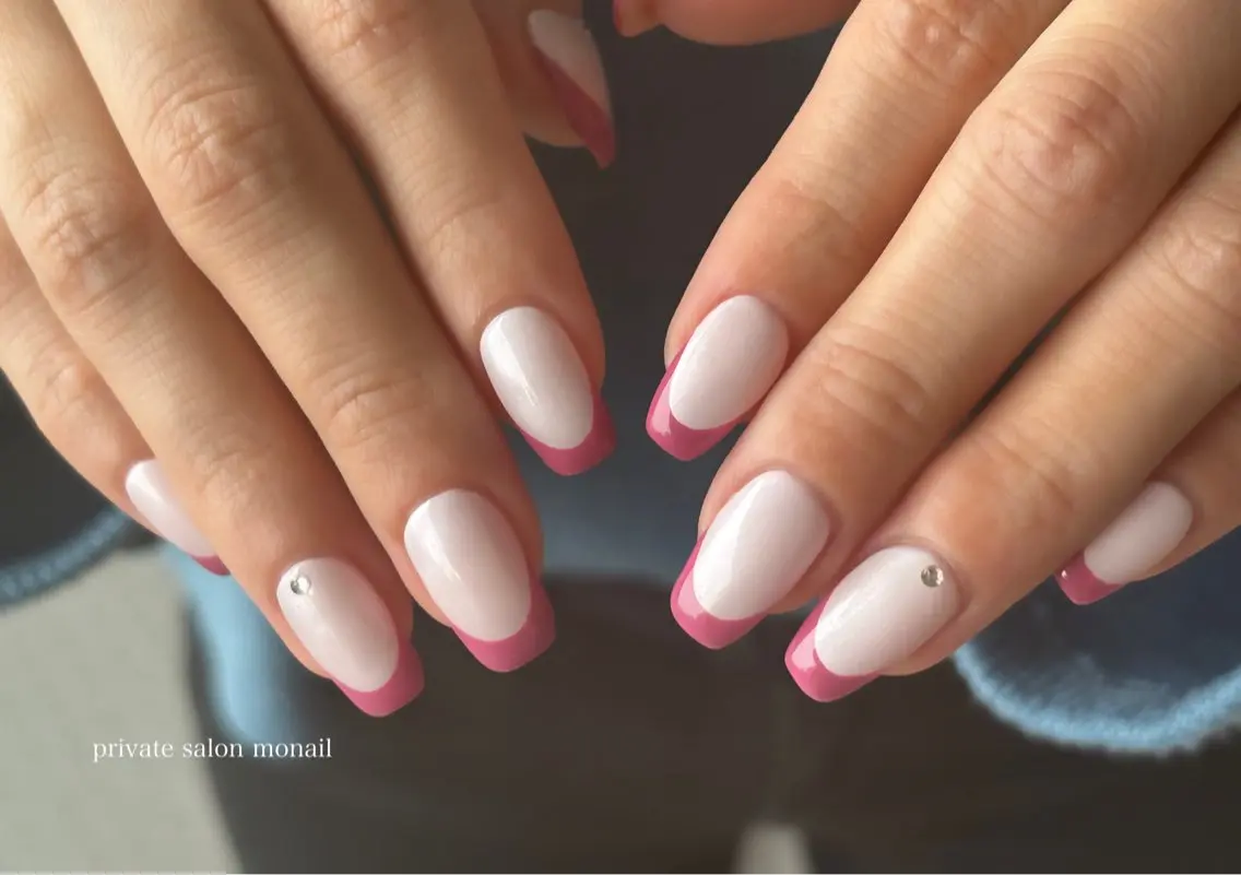 ネイル フレンチネイル nail salon monailのネイルデザイン