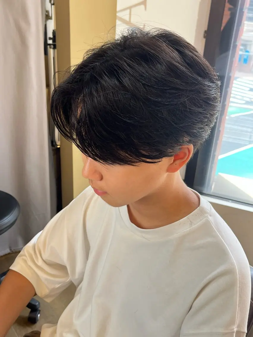 パーマ メンズ カット パーマ 垢抜けのあっきー/ 本厚木徒歩1分のヘアスタイル