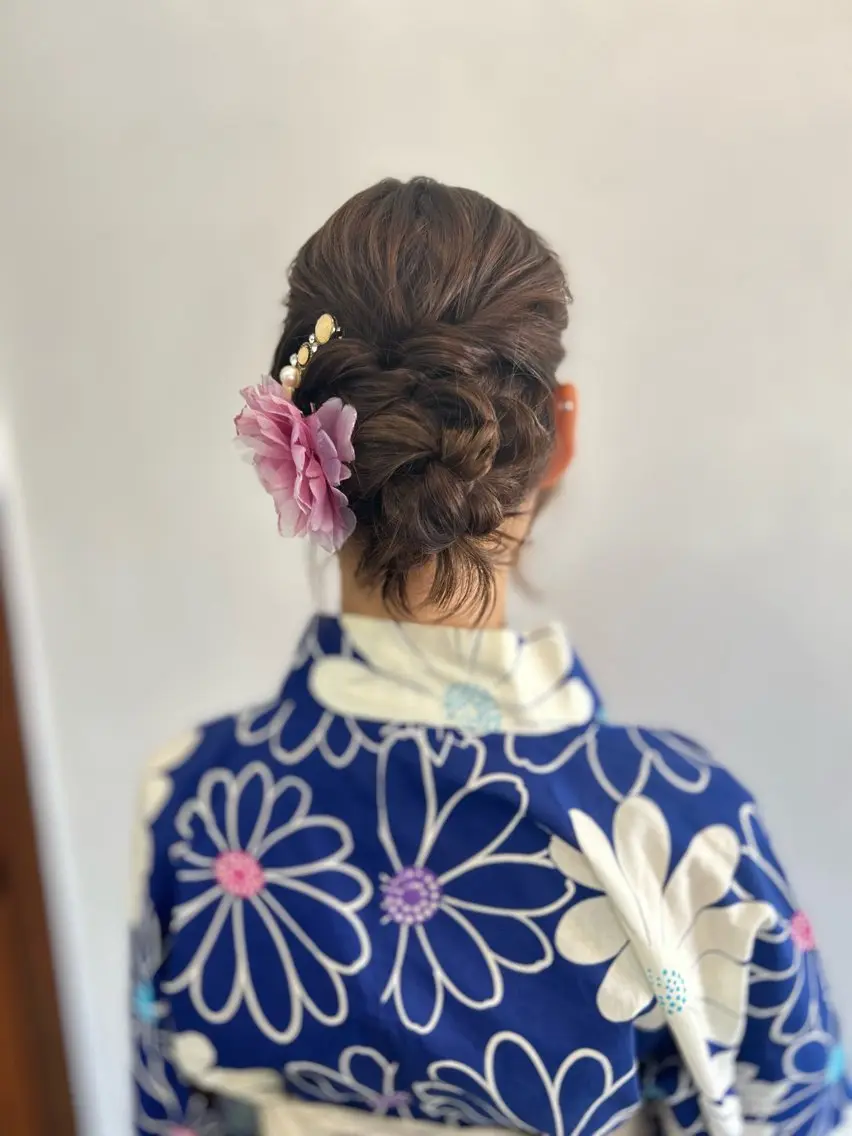 ヘアアレンジ 🕊mtm🫧梅田/ 定額制/透明感/艶髪のヘアスタイル