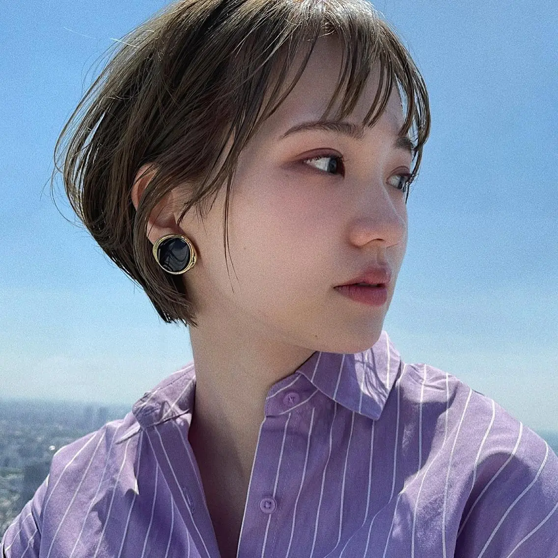ショート カラー カット ヘアカラー トリートメント 🉐レイヤー/塩見 弘樹🉐渋谷のヘアスタイル
