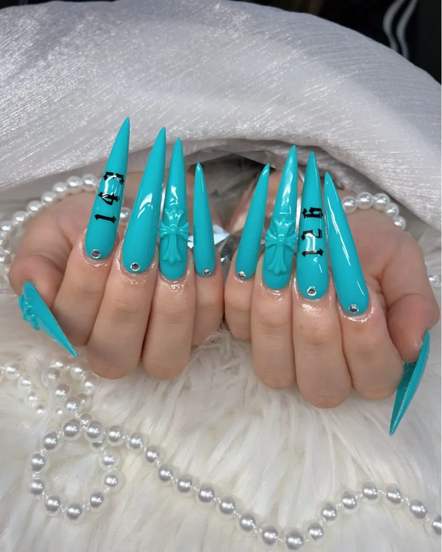 ネイル アートネイル オーロラネイル チークネイル 長さ出し フットネイル Chan nailsのネイルデザイン