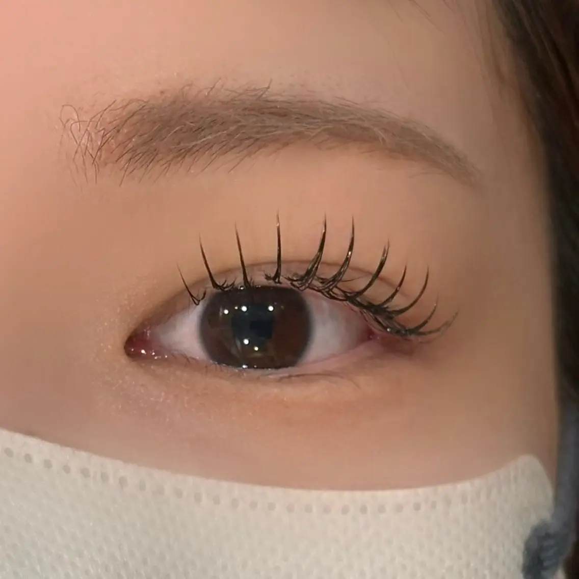 マツエク・マツパ フラットラッシュ マツパ eyelash Zen　manakaのマツエク・マツパデザイン