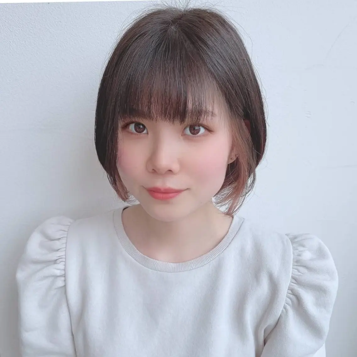 ショート カラー ショートボブ アッシュ ハイライトカラー インナーカラー ボブ カット ヘアカラー トリートメント hair& beauty BRYのマツエク・マツパデザイン