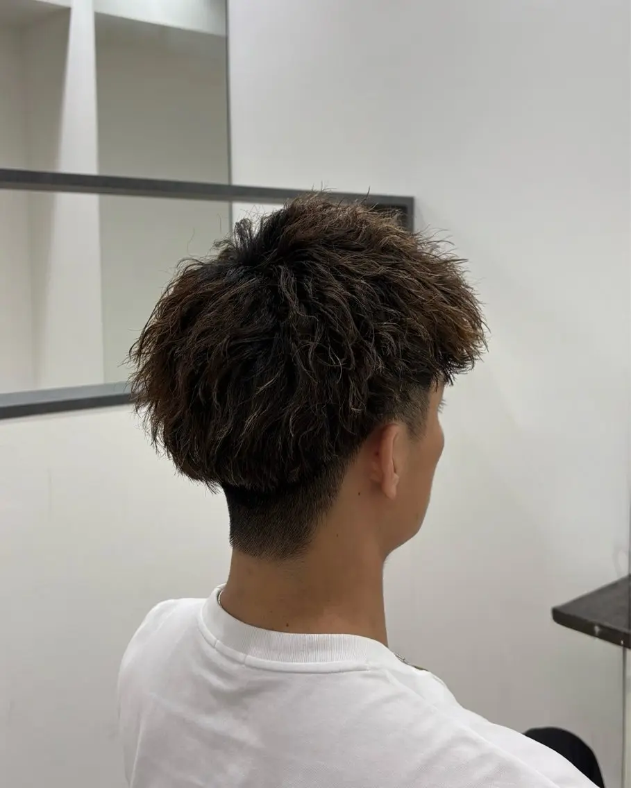 ショート メンズ 小山内 陸のヘアスタイル