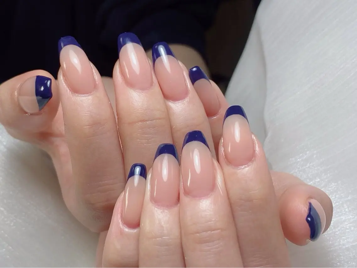 ネイル 長さ出し フットネイル ジェルネイル 韓国ネイル マグネットネイル Nail Annのネイルデザイン