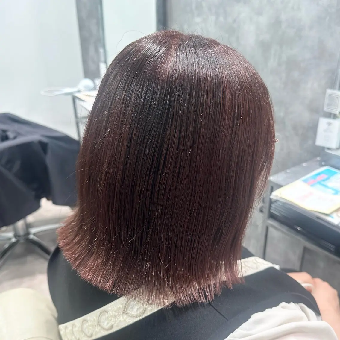 ミディアム カラー 似合わせボブ 🌻 北澤七海のヘアスタイル