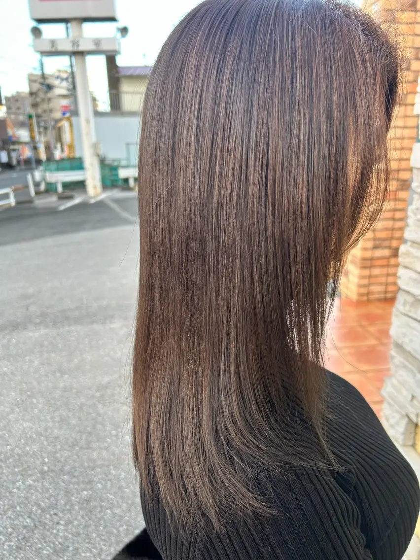 ミディアム カラー ハイライトカラー インナーカラー ボブ ハイライト 髪質改善 カット ヘアカラー トリートメント 康本将輝 🦩髪質改善🦩のヘアスタイル