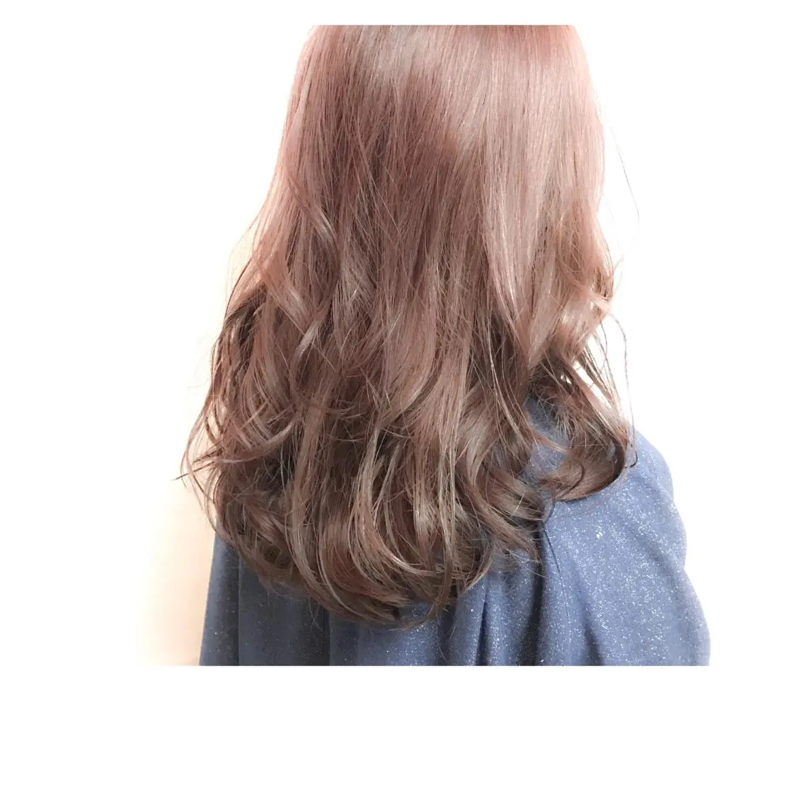 セミロング カラー 髪質改善、縮毛矯正 店長浅野太郎のヘアスタイル