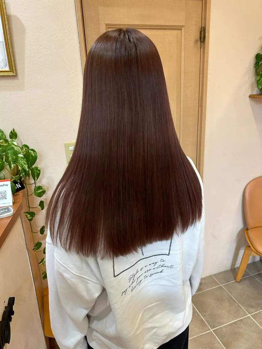 カット＋カラー＋マイクロバブル付(ロング料金、鎖骨下＋¥1100胸下＋¥2200)の写真