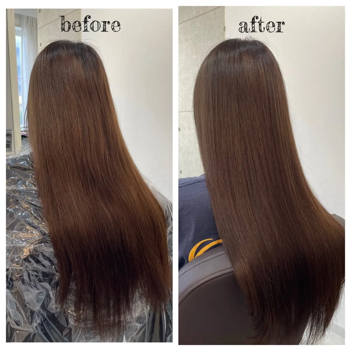 ロング カラー ブラウンカラー ショコラブラウン ヘアカラー PutiLuca 浅川のヘアスタイル
