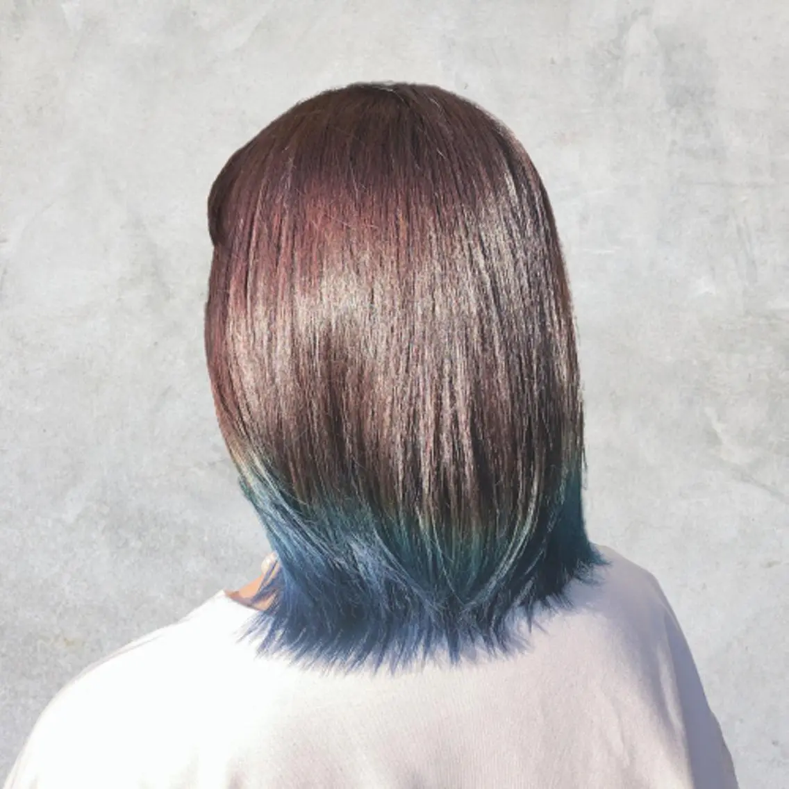 ミディアム カラー RICHAIR 山﨑 直也のヘアスタイル